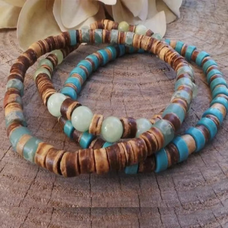 Mens Surfer Bracelet Mens Beaded Bracelet Mens Stacking Bracelets Mens Bracelet Mens Stretch Bracelet Mens Boho Bracelets