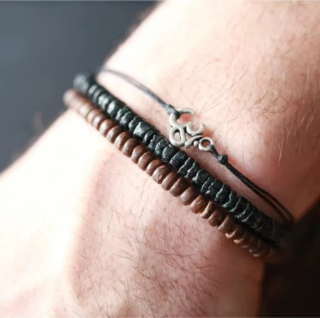 Mens Surfer Bracelet Mens Beaded Bracelet Mens Stacking Bracelets Mens Bracelet Mens Stretch Bracelet Mens Boho Bracelets