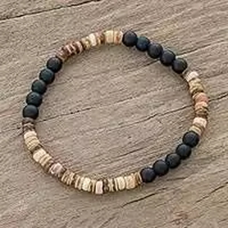 Mens Surfer Bracelet Mens Beaded Bracelet Mens Stacking Bracelets Mens Bracelet Mens Stretch Bracelet Mens Boho Bracelets