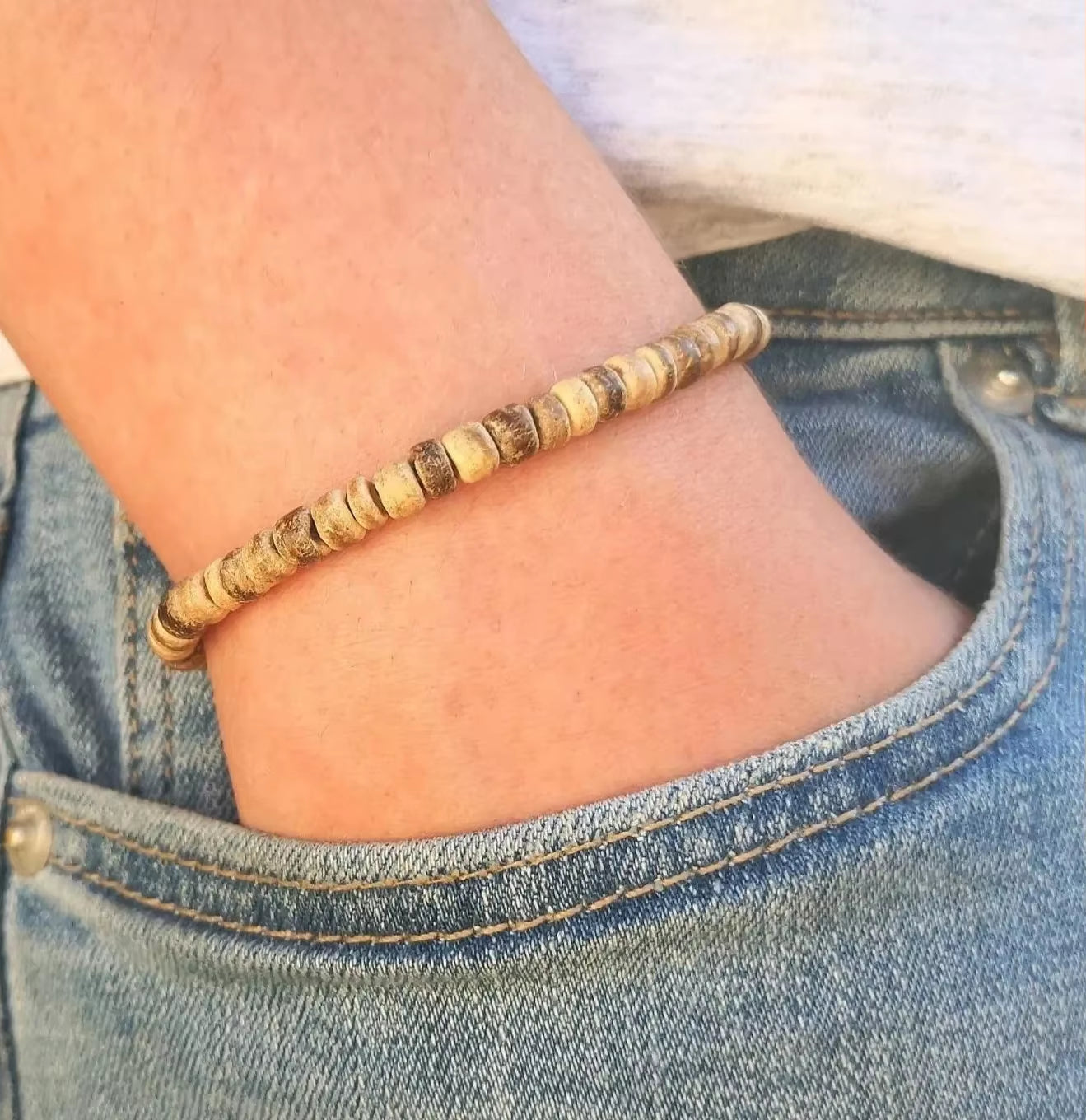 Mens Surfer Bracelet Mens Beaded Bracelet Mens Stacking Bracelets Mens Bracelet Mens Stretch Bracelet Mens Boho Bracelets